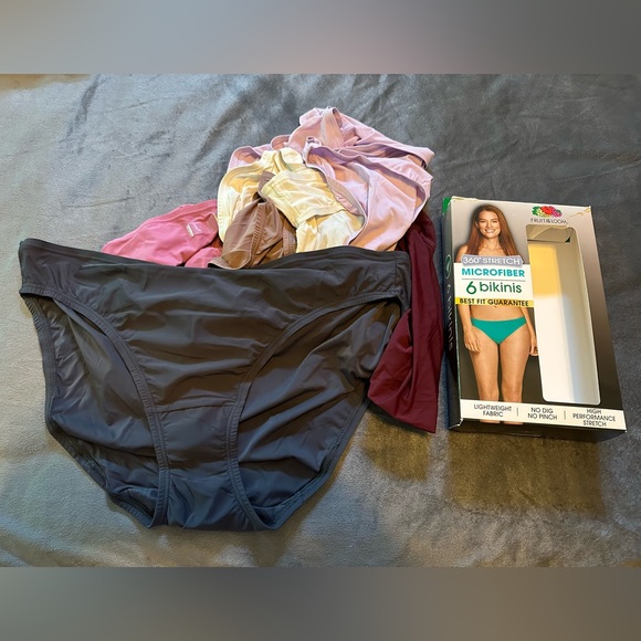360 Stretch Microfiber Bikini 6-pk Fruit of the Loom - Picture 1 of 3